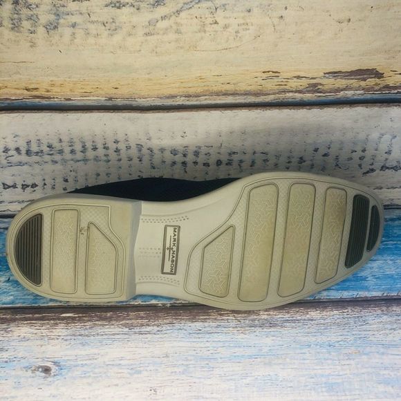 Mark Nason Men's Navy Blue Dress Knit Oxfords - Picture 6 of 8